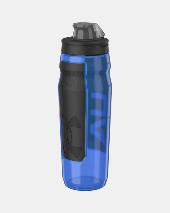 UA Playmaker Squeeze 32 oz. Water Bottle, Blue, pdpMainDesktop image number 1